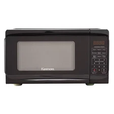 Kenmore 0.7 cubic-ft Microwave Compact LED Display Black 700W 10 Power Levels