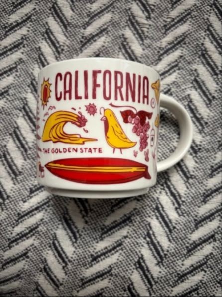 New Starbucks Been There Series California Coffee Mug Cup 14 Fl Oz NEW - NO BOX