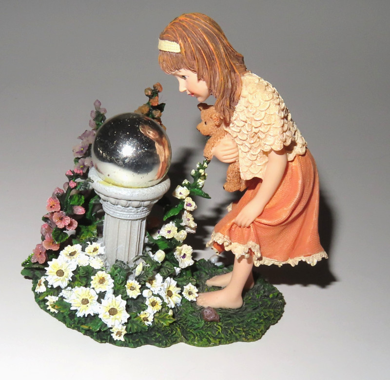 Boyds Yesterday's Child DollStone Collection Amanda 1st ed Garden Reflection MIB