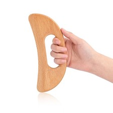 Body Gua Sha Tool Wooden Lymphatic Drainage Massager Gua Sha Massage Tool Mus...
