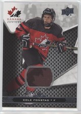 2018 Upper Deck Team Canada Juniors Team Canada Jerseys Cole Fonstad #34 1qn