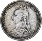 1892 Victoria Sixpence — photo from another recent sale