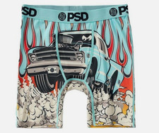 PSD Speedster Underwear Boys Multicolor Graphic Print Boxer Briefs Small