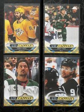 Lot 4 UD Canvas 2024-25 Upper Deck Series 1 Hockey Cards