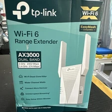 TP-Link AX3000 WiFi 6 Range Extender OneMesh Router  (RE715X)
