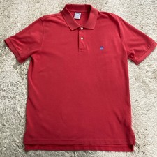 Brooks Brothers Performance Polo Shirt Mens Large Slim Fit Red 1818 Short Sleeve