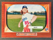 2020 Topps Archives 1955 Bowman TV Insert #B55-15 Dustin May RC Dodgers