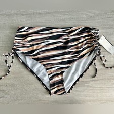 NWOT Salt  Cove Juniors' Striped Side-Tie Bikini Bottoms Size Small