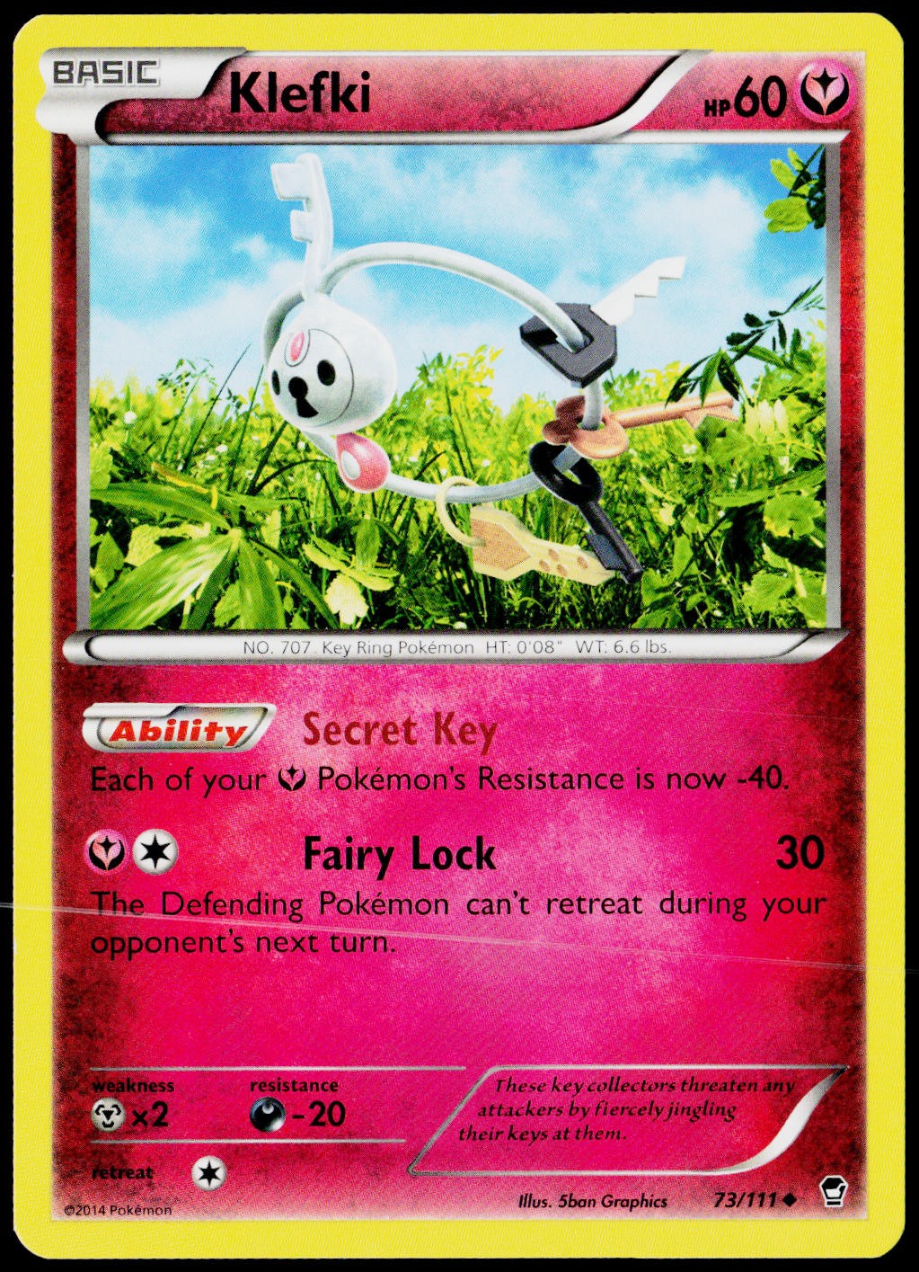 Klefki 73/111 XY - Furious Fists NM
