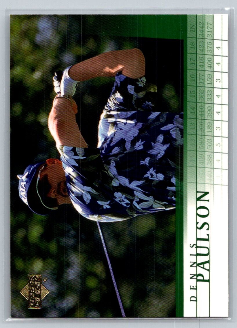 💎2001 Upper Deck Golf #50 Dennis Paulson RC💎