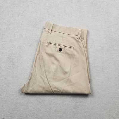 Gap 1996 Herren Chino Hose Stoff W30 L31 Beige Slim Fit Tapered Baumwolle Retro