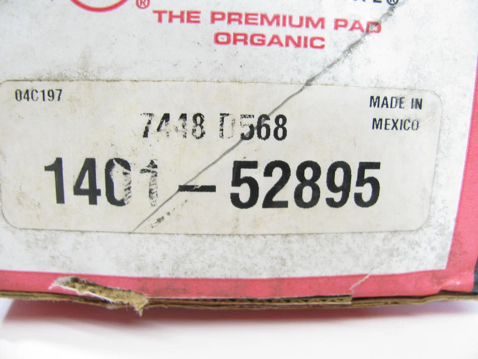 Pastillas de freno de disco delanteras Autopart International 1401-52895 Honda Prelude 1992-1996 Foto 3 de 3