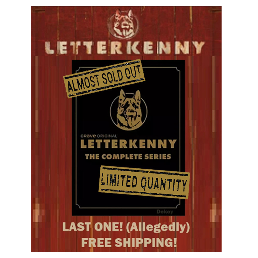 NEW Letterkenny Complete Seasons 1-12 [1 2 3 4 5 6 7 8 9 10 11 12 DVD] +7 Eps
