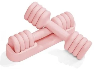 Pink Ajustable Dumbbell Ensemble de 2 - 4-in-1 Poids des mains pour les femmes - Sommaire