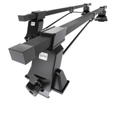 Stahl Dachträger für Opel Corsa C Hatchback 3T (2001-2006) Z schwarz Reling