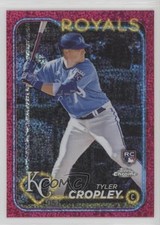 2024 Topps Chrome Magenta Speckle Refractor 51/350 Tyler Cropley #148 0a4r