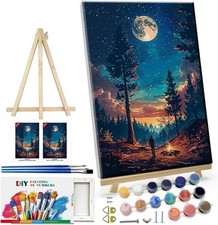 Paint by Numbers Kit DIY Canvas Painting Set for Adults Kids Home Decor Gift DIY