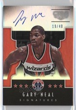 2015-16 Panini Gala Signatures 19/40 Gary Neal #S-GNL Auto 1u6