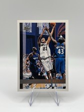 1997-98 Topps Tim Duncan Rookie Card #115 San Antonio Spurs NBA MINT. rookie card picture
