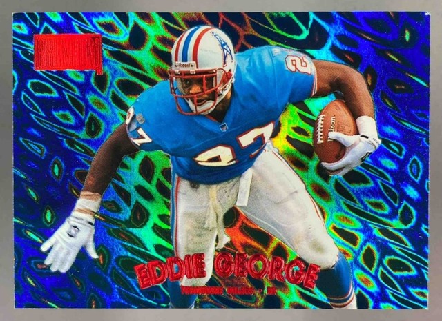 Eddie George 1997 Skybox Premium Red Rubies /50 #63SR SSP Oilers