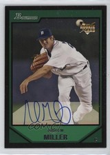 2007 Bowman Andrew Miller #221 Auto e6p