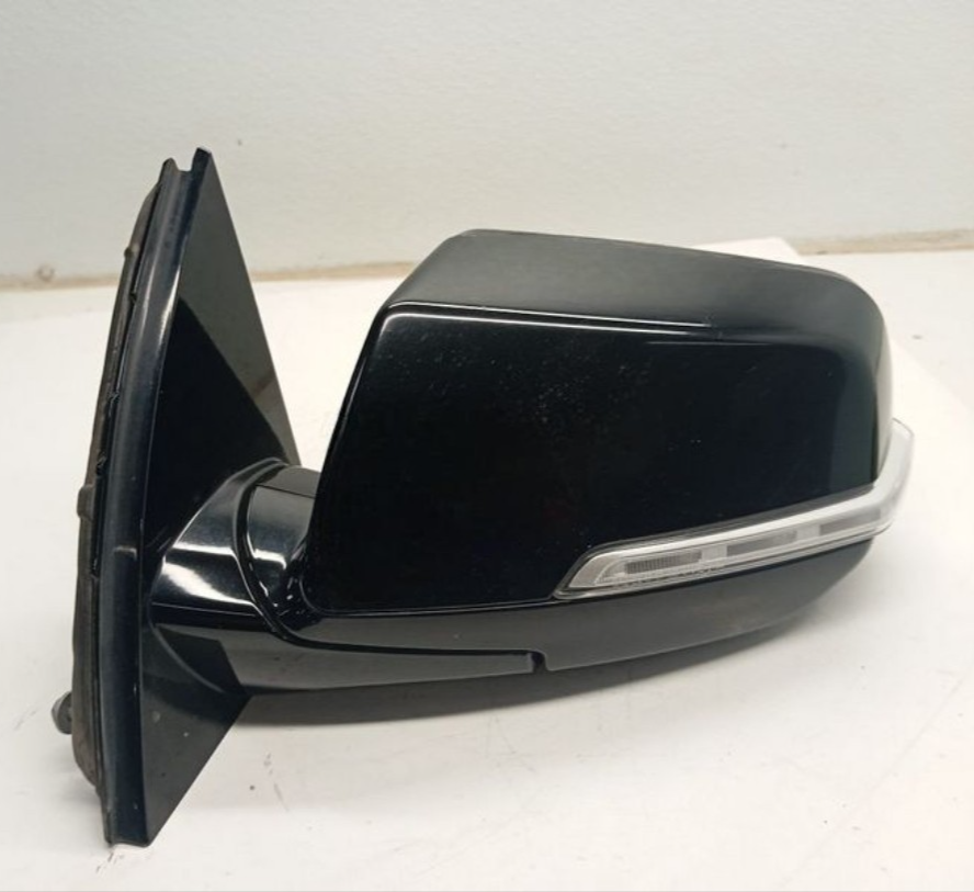 2018-2019 Chevrolet Traverse Left Driver Side View Door Mirror Power Black Oem