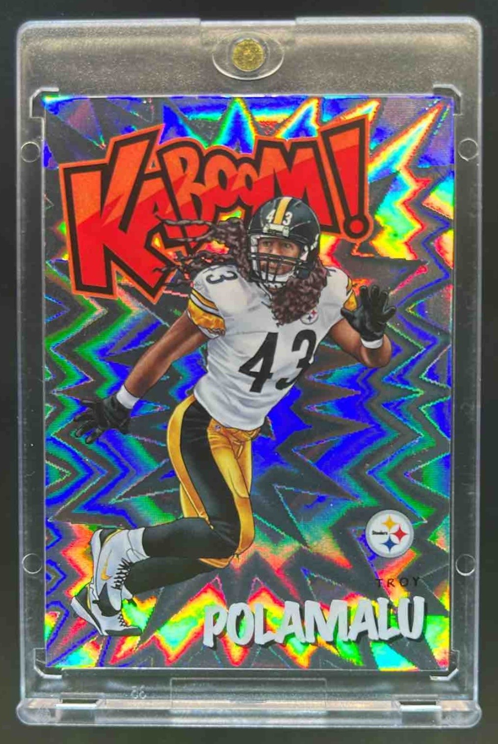 2020 Absolute Troy Polamalu Kaboom SSP #K-TP Steelers