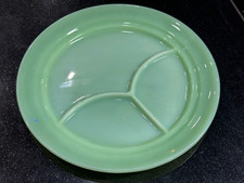 Vintage Fire King Jadeite Grill Plate Divided Original Jade