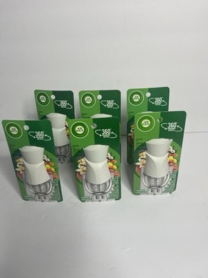 Air Wick Plug In Scented Oil Warmers Lot of 8 New Sealed Upwards Outwards