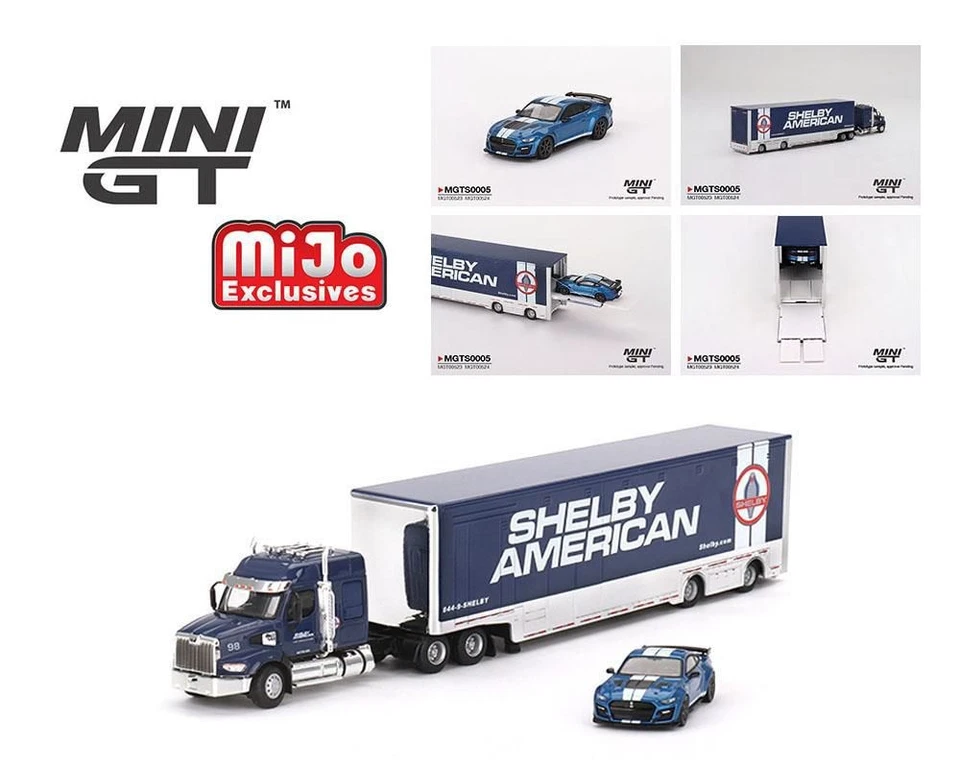 TSM MGTS0005 1/64 Ensemble De Transport Shelby Transporter Western Star 49X LHD - Photo 2/4