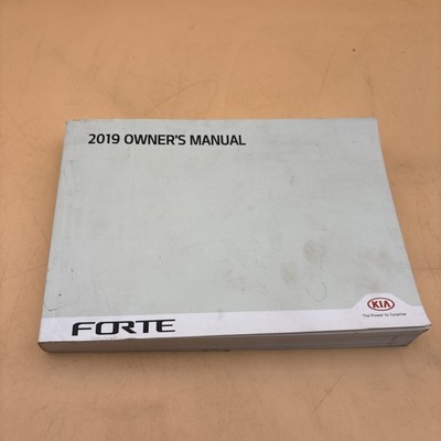 2019 Kia FORTE Owners Manual With Free Shipping
