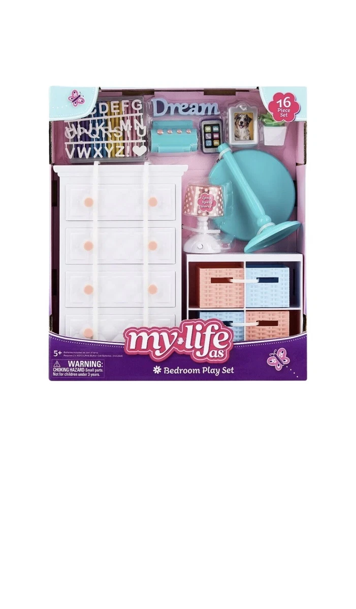 My life top doll bedroom set