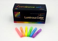 HAGOROMO Fulltouch 6 Colors Luminous Chalk 1 Box 72 Pcs / 6 color mix