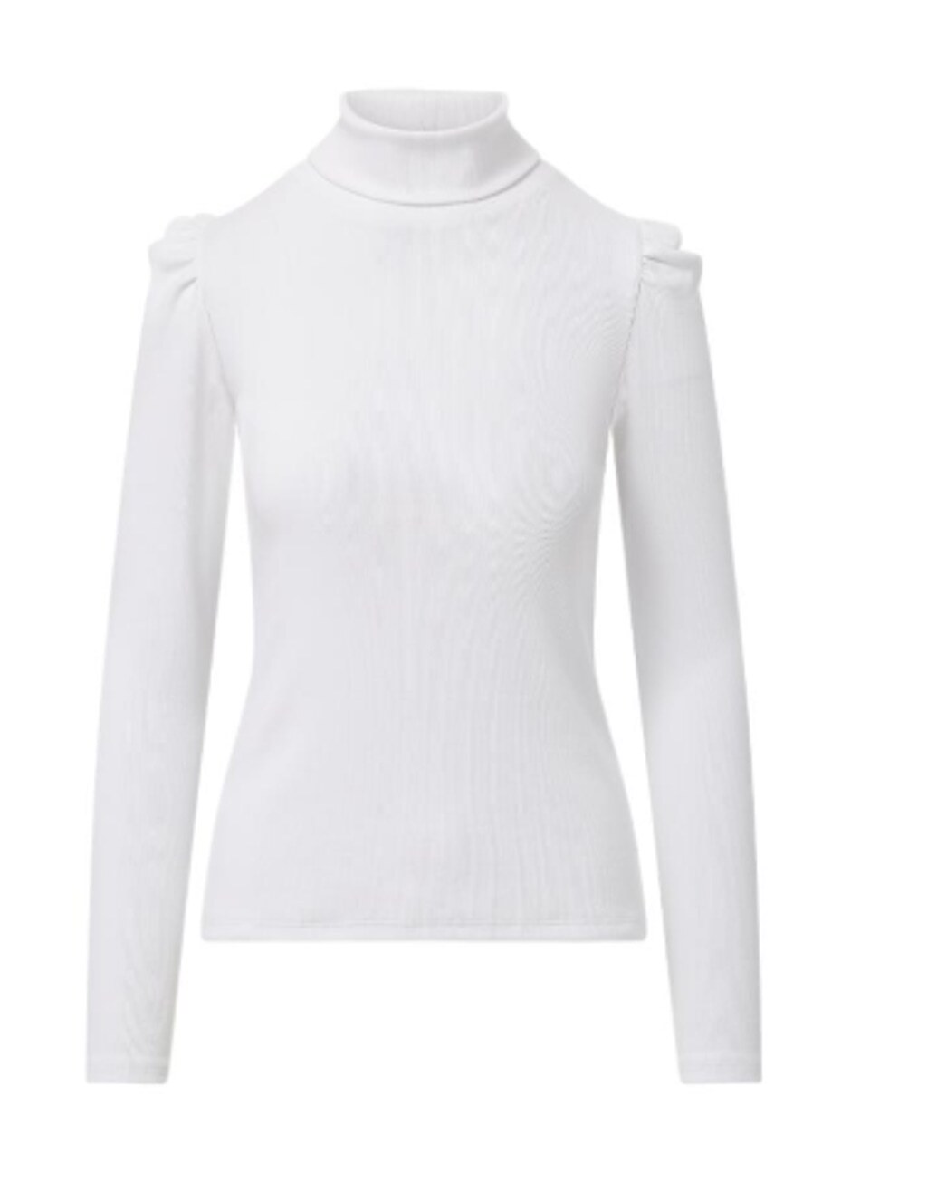 Veronica Beard Cedar Turtle Neck Gray Ribbed Top … - image 1