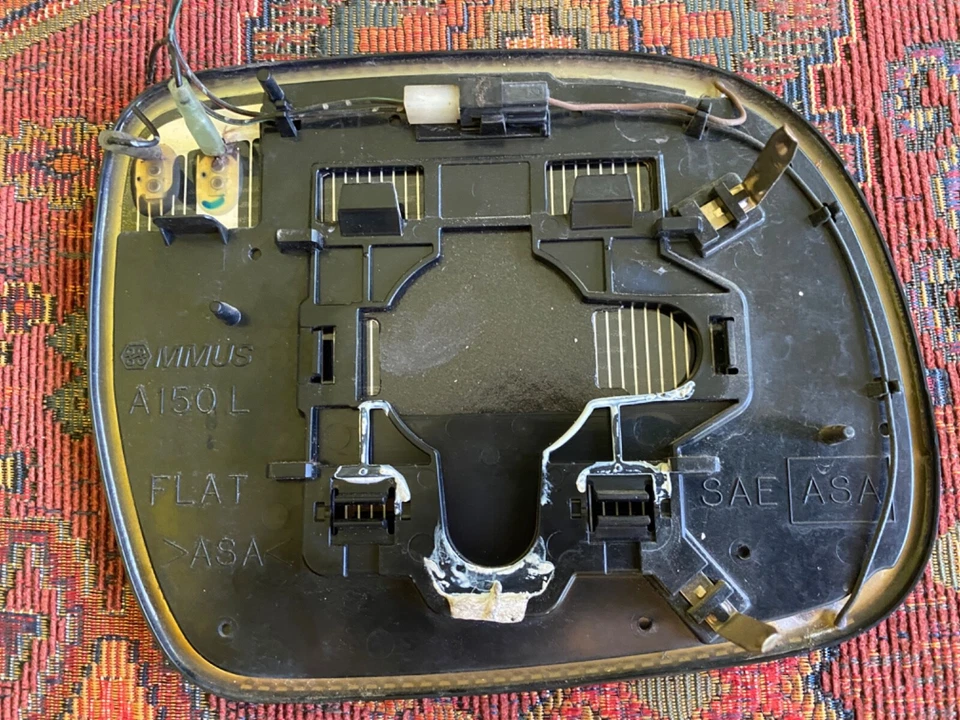 Espejo retrovisor lateral izquierdo Lexus RX330 RX350 RX400h 2004-2006 vidrio del lado del conductor OEM Foto 2 de 2