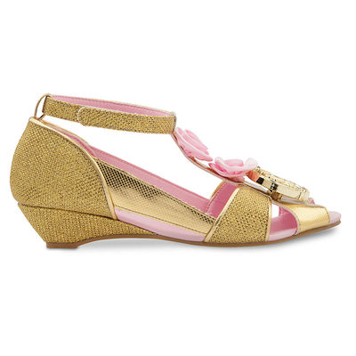 Disney Store Princess Belle Costume Dress Shoes Girl Size 11/12 13