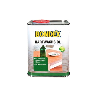 BONDEX Hartwachsöl 0.25 Liter farblos Holzöl Holzschutz Holzgrundierung 