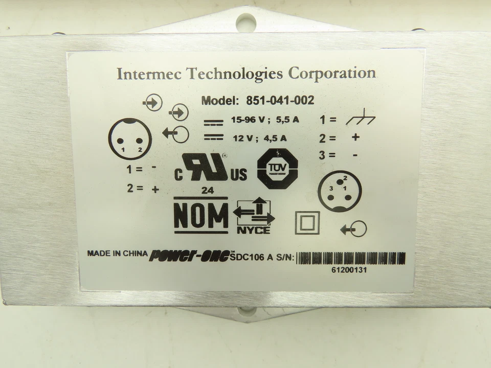 Intermec 851-041-002 Power One DC-DC Converter In 15-96V Out 12VDC 4.5 Amps - Image 2 of 4