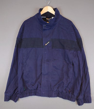 Workrite FR Full Zip Heavy Button Jacket Navy Blue Men's Size Large 26x27