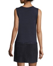 dress with leather panels Black Faux Leather Side Panel Mini Dress