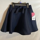 Izod Girls Navy Blue School Uniform Pull-on Scooter Skirt Nwt Size 5 Regular