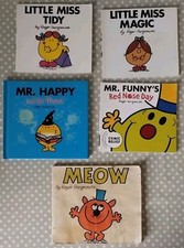 5x Roger Hargreaves books, Paperbacks, Mr Men, Little Miss, Timbuctoo