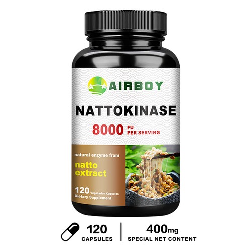 120pcs Nattokinase 8,000 FU - Heart & Cardiovascular Health, Blood Flow, Non-GMO - Picture 9 of 12