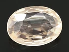 NATURAL MINE - UNHEATED FLAWLESS OVAL CHAMPAGNE SAPPHIRE 0.82 CTS.