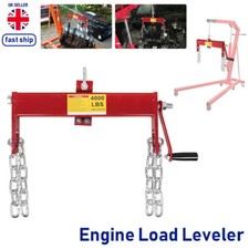 4000lb 1800kg Engine Crane Hoist Lift Leveller Chain Car Garage Loading Balancer