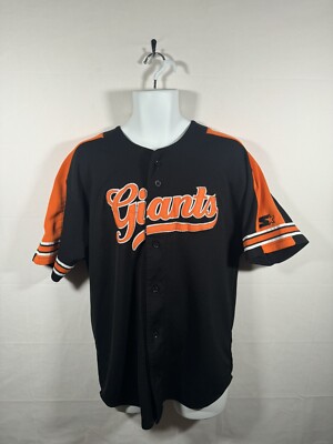 Vintage 90s San Francisco Giants Starter Jeff Kent Black