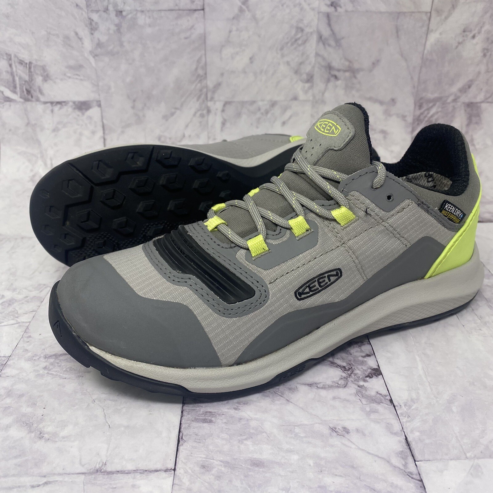 Keen Scarpe Donna Taglia 6 M Tempo Flex Escursionismo Grigio Verde 1024849 Impermeabili