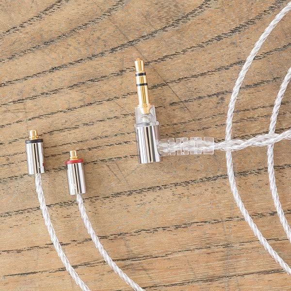 final FI-B3B2SSD SILVER 4芯リケーブル MMCX Earphone Cable | final