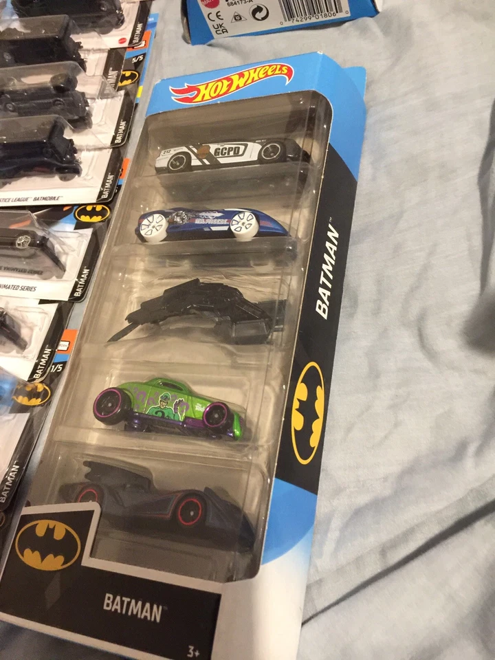 BATMAN BATMOBILE Lote Serie Animada Liga de la Justicia Arkham Knight Batplane RARO Foto 2 de 4