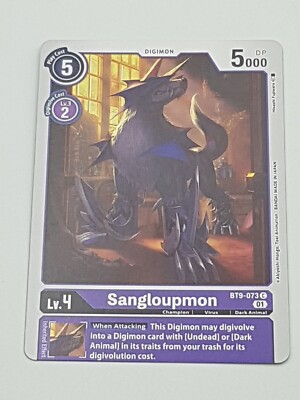 Digimon TCG Sangloupmon NM
